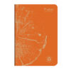 Caiet capsat A5 Forever Clairefontaine, 48 file, dictando hartie reciclata, portocaliu