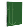 Caiet cu spira, Trendy Green, A4, dictando, 80 file