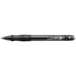 Roller cu gel BIC, Gelocity Clic, 0.7 mm, scriere neagra