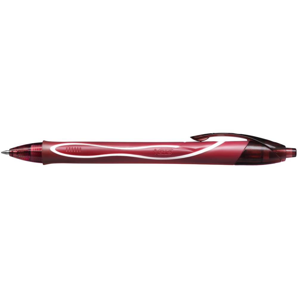 Roller cu gel BIC, Gelocity Quick Dry, 0.7 mm, scriere rosie Roller cu gel BIC, Gelocity Quick Dry, 0.7 mm, scriere rosie