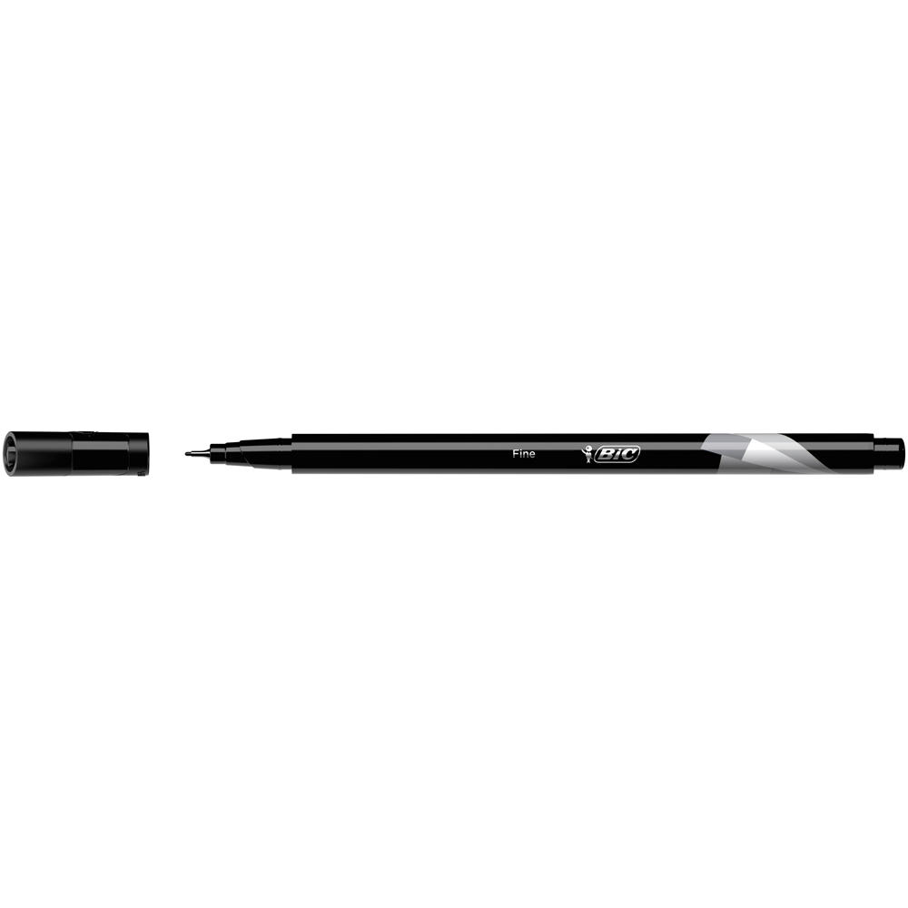 Fineliner BIC, Intensity fine, 0.4 mm, scriere neagra Fineliner BIC, Intensity fine, 0.4 mm, scriere neagra