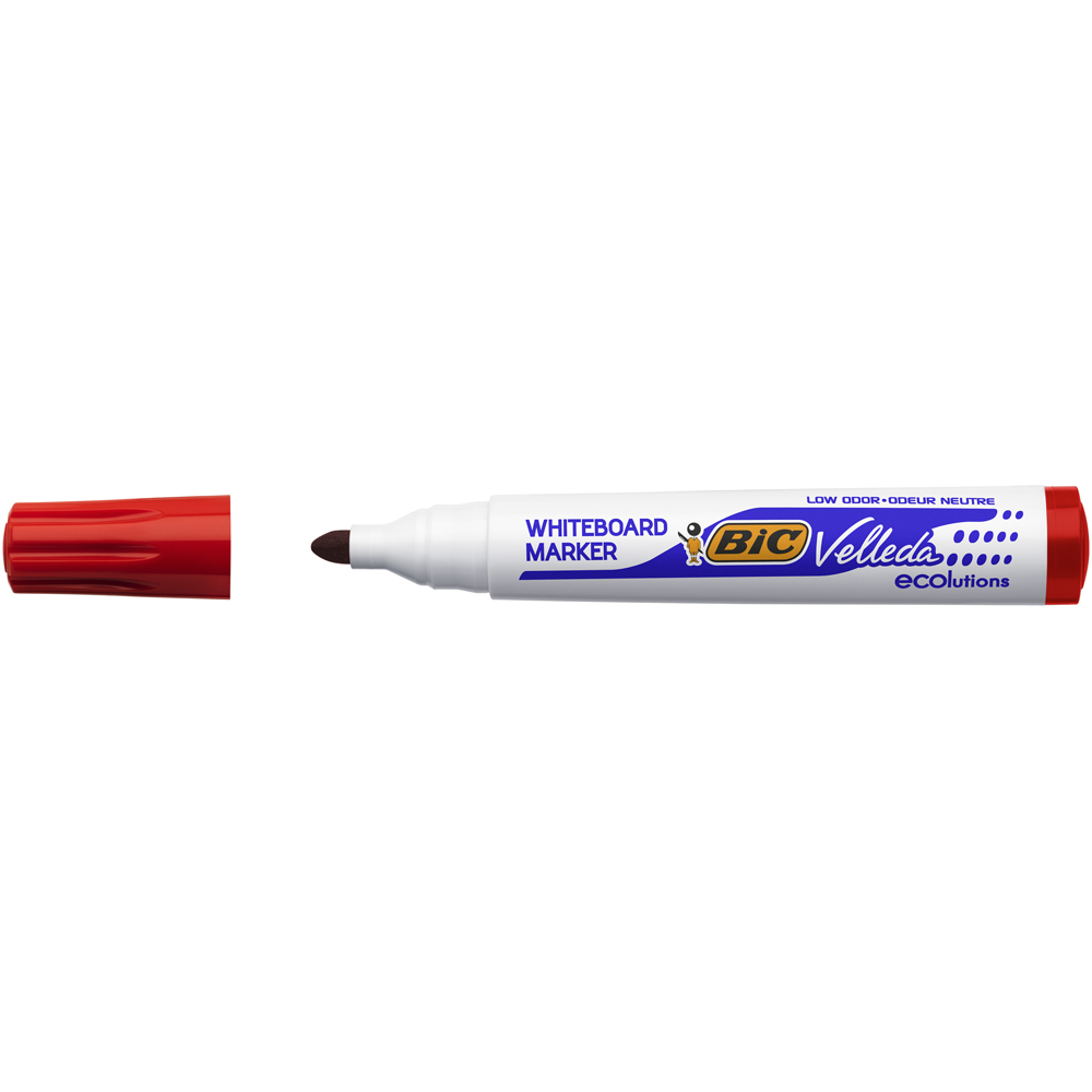 Marker tabla BIC, ECO Velleda 1701, rotund 1.5 mm, scriere rosie Marker tabla BIC, ECO Velleda 1701, rotund 1.5 mm, scriere rosie