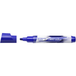 Marker tabla BIC Velleda, cerneala, varf rotund 2.3 mm, scriere albastra