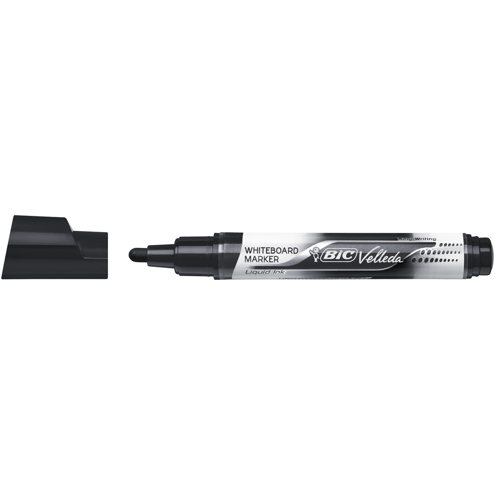 Marker tabla BIC Velleda, rotund 2.3 mm, scriere neagra Marker tabla BIC Velleda, rotund 2.3 mm, scriere neagra