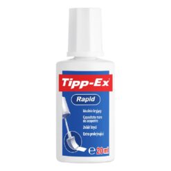 Fluid corector Tipp-Ex Rapid, pe baza de solvent cu bure, 20ml