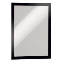 Display magnetic Durable Duraframe, A4, negru, 2 bucati/set