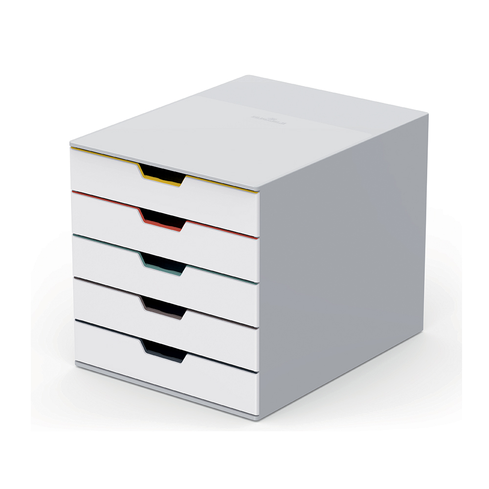 Organizator cu 5 sertare Durable Varicolor MIX 280x292x356mm, rezistent, durabil Organizator cu 5 sertare Durable Varicolor MIX 280x292x356mm, rezistent, durabil