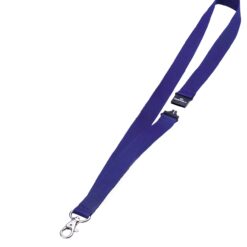 Snur textil pentru ecuson Durable, 80 cm, albastru