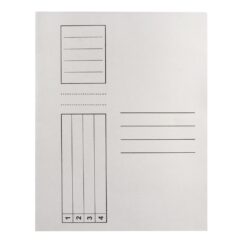 Dosar plic, carton, alb, 25 bucati/set