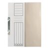 Dosar de incopciat 1/2, carton, alb, 10 bucati/set Dosar de incopciat 1/2, carton, alb, 10 bucati/set