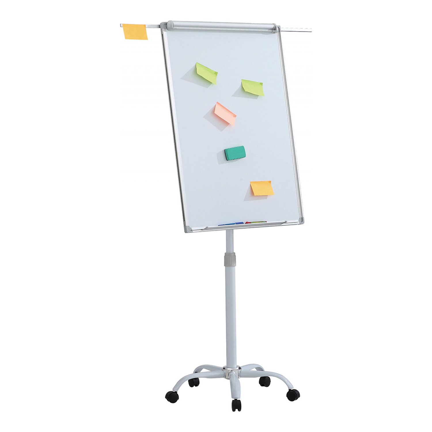 Flipchart magnetic mobil Office Products, cadru aluminiu, brate extensibile, 70 x 100 cm Flipchart magnetic mobil Office Products, cadru aluminiu, brate extensibile, 70 x 100 cm