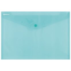 Mapa documente, Donau, A4, inchidere cu capsa, plastic, verde transparent