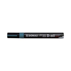 Marker permanent cu vopsea Donau, varf rotund, 2.8 mm, verde