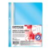 Dosar cu sina si 2 perforatii Office Products, A4, plastic, 50 bucati/set, albastru