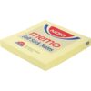 Notite adezive, Noki, 75 x 75 mm, galben, 100 file/set Notite adezive, Noki, 75 x 75 mm, galben, 100 file/set