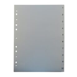 Separatoare Noki, din plastic, cu index 1-10