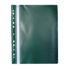 Dosar cu multiperforatii Noki, orange peel, verde, 25 bucati/set