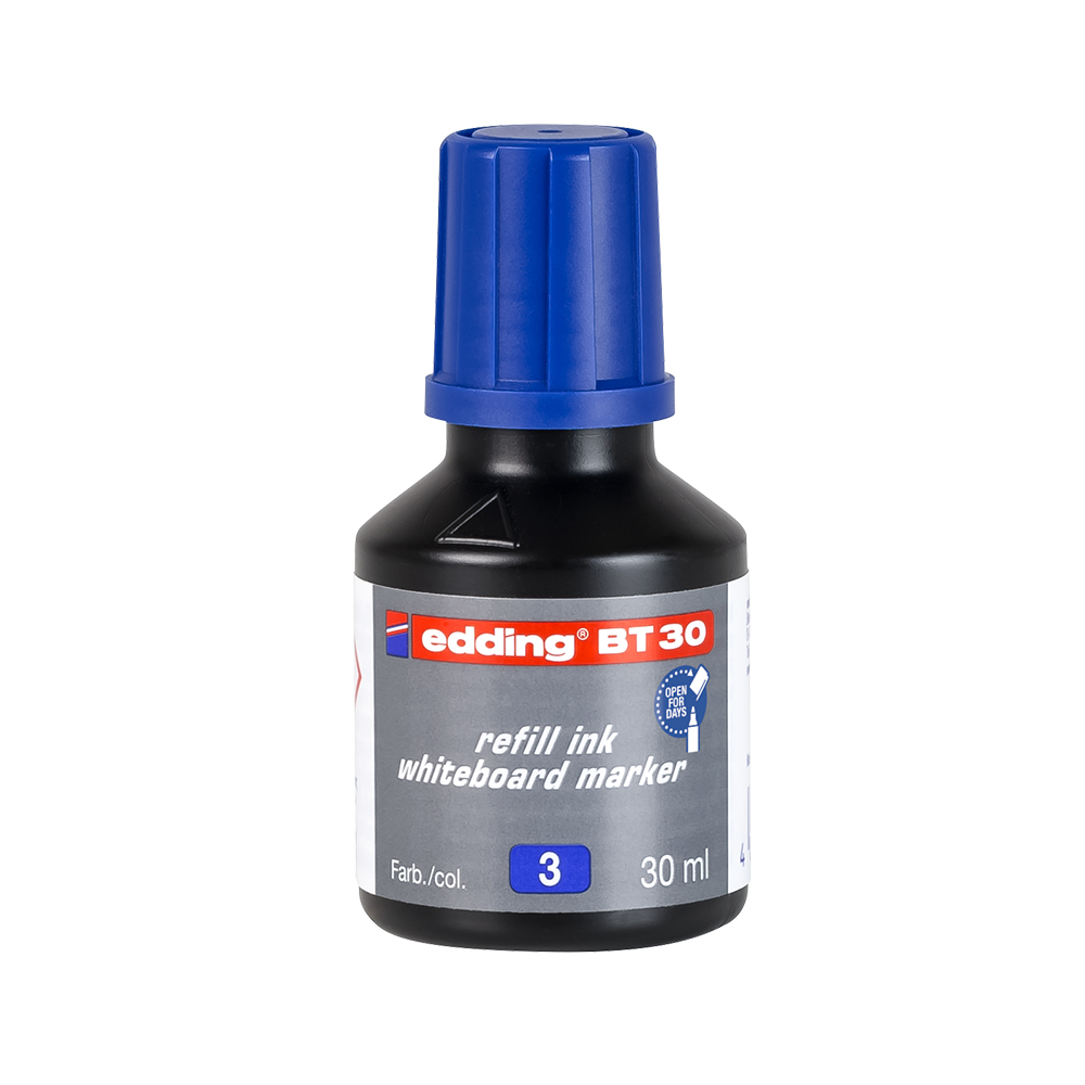 Tus Edding BT30 pentru marker pentru tabla, albastru Tus Edding BT30 pentru marker pentru tabla, albastru