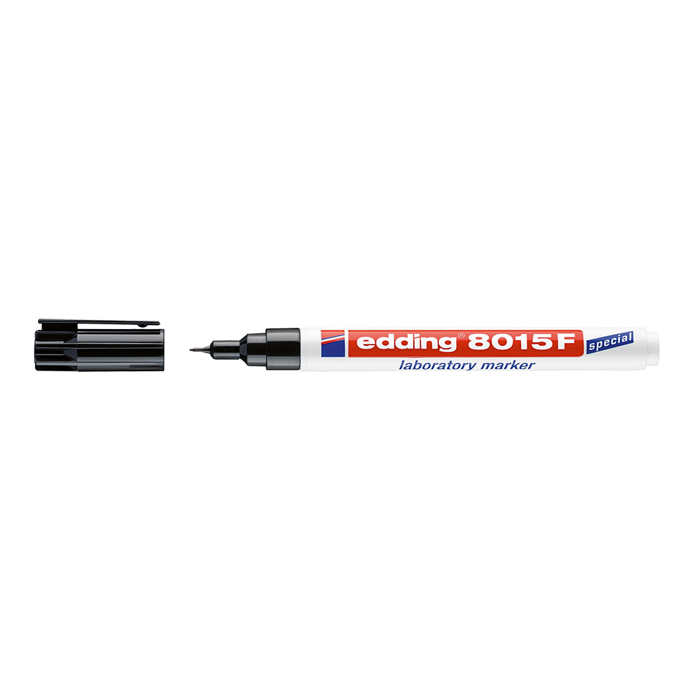 Marker Edding 8015 pentru laborator, varf 0.75 mm, negru Marker Edding 8015 pentru laborator, varf 0.75 mm, negru
