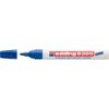 Marker permanent Edding 8300 Industrial, corp metalic, varf rotund, 1.5-3 mm, albastru