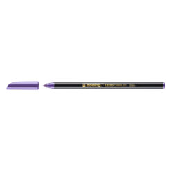 Marker, Edding 1200, tip carioca, grosime varf 1-3 mm, violet metalic