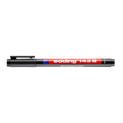 Marker permanent Edding 143 OHP, varf 3 mm, negru