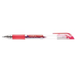 Roller cu gel, Edding, Cristal Jelly 2185, 0.7 mm, plastic, rosu