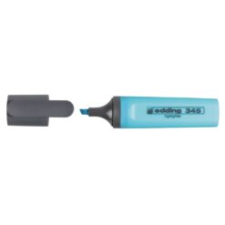 Textmarker Edding 345, varf 2-5 mm, albastru
