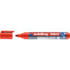Marker Edding 360 pentru tabla, varf 1.5-3 mm, rosu Marker Edding 360 pentru tabla, varf 1.5-3 mm, rosu