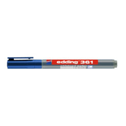 Marker pentru tabla Edding 361, corp plastic, varf 1 mm, albastru