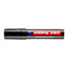 Marker permanent Edding 390, corp plastic, varf retezat 4-12 mm, negru Marker permanent Edding 390, corp plastic, varf retezat 4-12 mm, negru