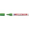 Marker permanent Edding 750, cu vopsea, corp metalic, varf rotund, 2-2-4 mm, verde Marker permanent Edding 750, cu vopsea, corp metalic, varf rotund, 2-2-4 mm, verde