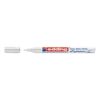 Marker permanent Edding 751 cu vopsea, corp metalic, varf rotund, 1-2 mm, alb Marker permanent Edding 751 cu vopsea, corp metalic, varf rotund, 1-2 mm, alb