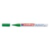 Marker permanent Edding 751 cu vopsea, corp metalic, varf rotund, 1-2 mm, verde