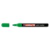 Marker permanent Edding 790, cu vopsea, corp plastic, varf rotund, 2-3 mm, verde