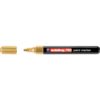 Marker permanent Edding 790, cu vopsea, corp plastic, varf rotund, 2-3 mm, auriu