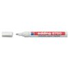 Marker permanent Edding 8750, cu vopsea, corp aluminiu, varf rotund, 2-4 mm, alb Marker permanent Edding 8750, cu vopsea, corp aluminiu, varf rotund, 2-4 mm, alb