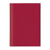 Agenda nedatata A5, hartie offset alb, coperta rosie