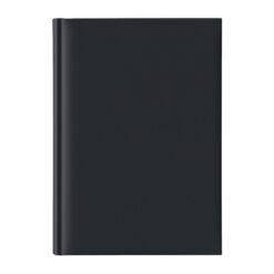 Agenda nedatata A5, hartie offset alb, coperta neagra