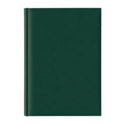 Agenda nedatata A5, hartie offset alb, coperta verde