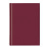 Agenda nedatata A5, hartie offset alb, coperta bordeaux