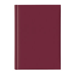 Agenda nedatata A5, hartie offset alb, coperta bordeaux