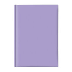 Agenda nedatata A5, hartie offset alb, coperta lila