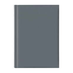 Agenda nedatata A5, hartie offset alb, coperta gri