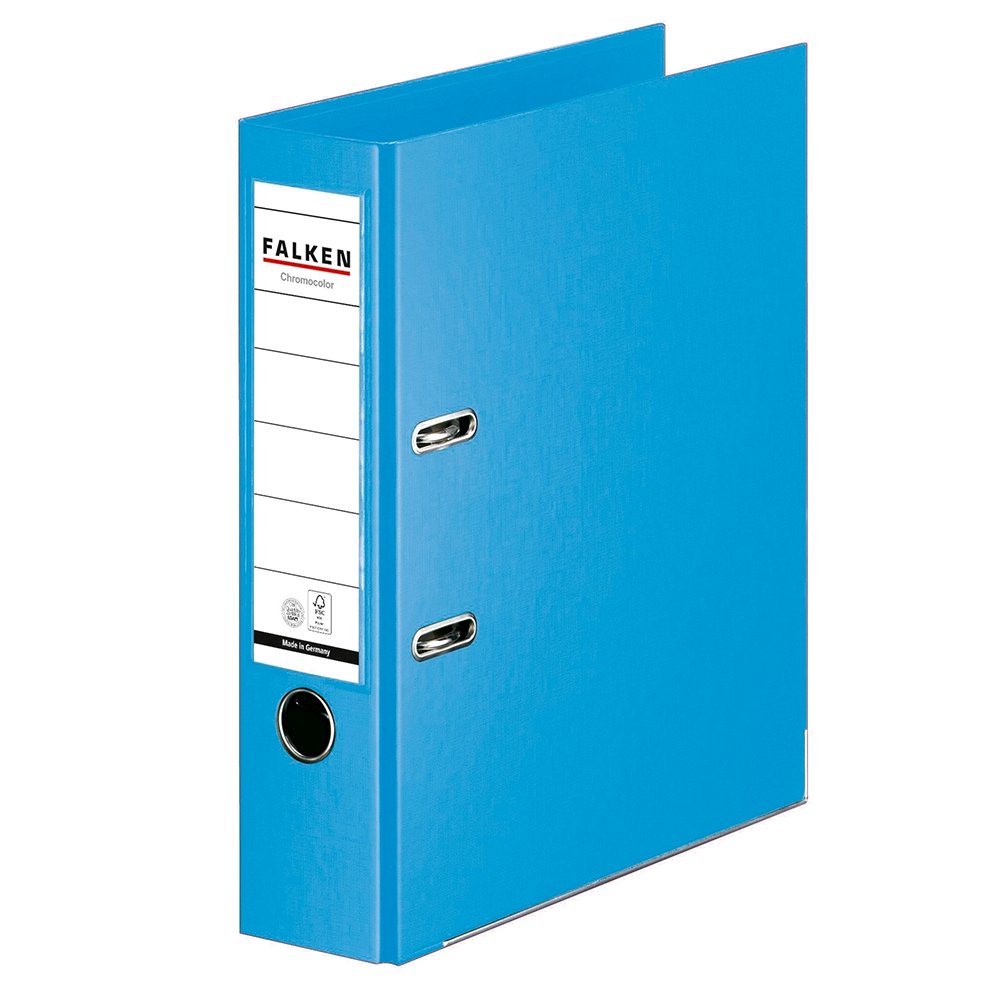Biblioraft Chromocolor Falken, 80 mm, albastru deschis Biblioraft Chromocolor Falken, 80 mm, albastru deschis