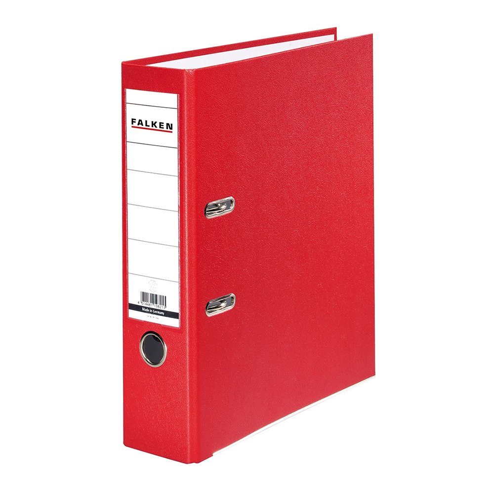 Biblioraft Falken plastifiat color, 50 mm, rosu Biblioraft Falken plastifiat color, 50 mm, rosu