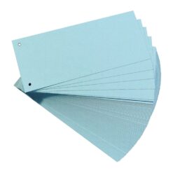 Separatoare Exacompta, color,  105 x 240 mm, albastru