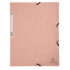 Dosar plic Exacompta Aquarel, A4, carton, inchidere elastic, coral Dosar plic Exacompta Aquarel, A4, carton, inchidere elastic, coral