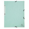 Dosar plic Exacompta Aquarel, A4, carton, inchidere elastic, verde Dosar plic Exacompta Aquarel, A4, carton, inchidere elastic, verde