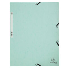 Dosar plic Exacompta Aquarel, A4, carton, inchidere elastic, verde